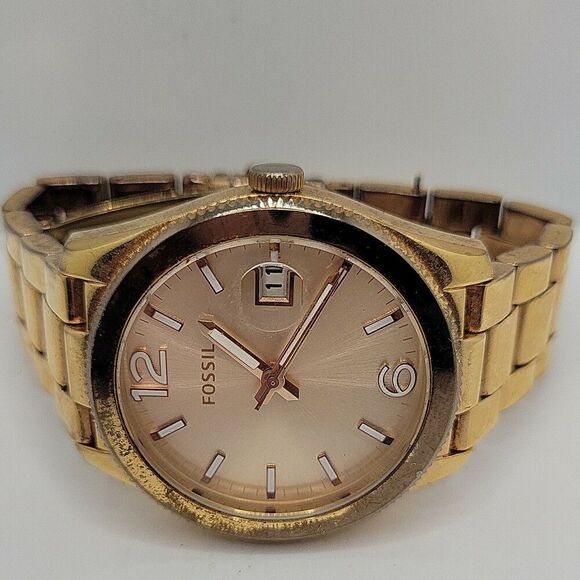 Fossil Boyfriend ES3587 Women's Stainless Steel Analog Dial Quartz Watch AM884 - Picture 7 of 11